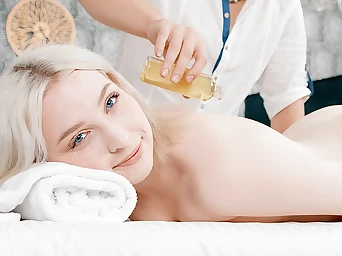 Hard sex at full-body massage